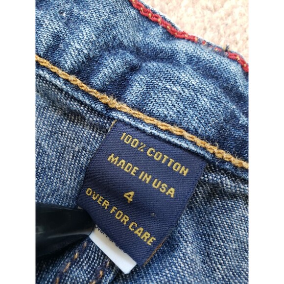 Vintage USA Made Abercrombie And Fitch Women's Flare Blue Jeans Size 4 Rn#75654 - Picture 5 of 14